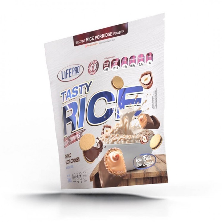 Life Pro farina di riso gusto biscotto al cioccolato