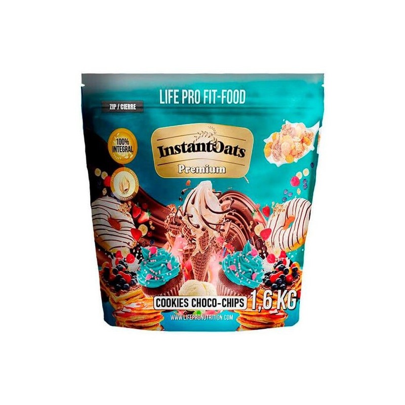Life Pro Instant Oats Gusto Cookies Choco-Chips 1,6 kg