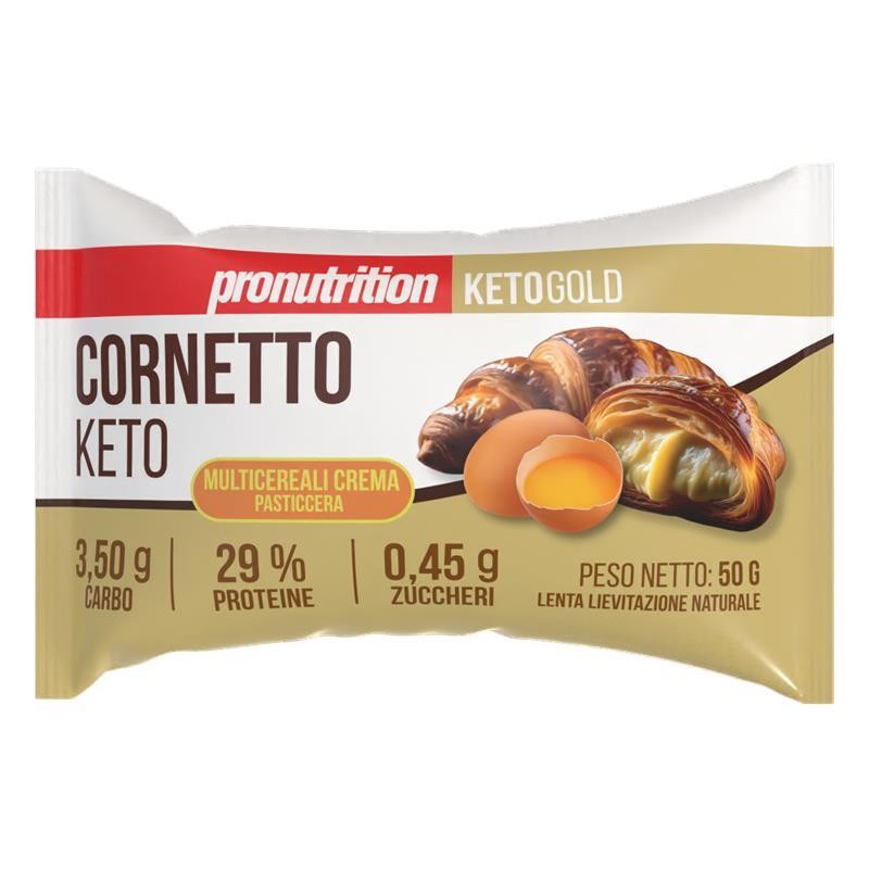 Pro Nutrition Cornetto Keto Gusto Crema Pasticcera 50 g