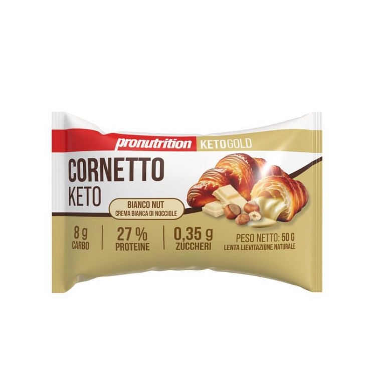 Cornetto Keto Gusto Cioccolato Bianco Nut