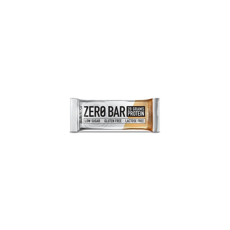 Biotech Usa Zero Bar Gusto Biscotti Con Scaglie di Cioccolato 50 g