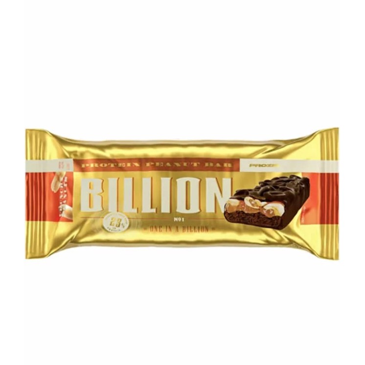 Prozis Billion Bar Gusto Cioccolato al latte e Arachidi 65 g