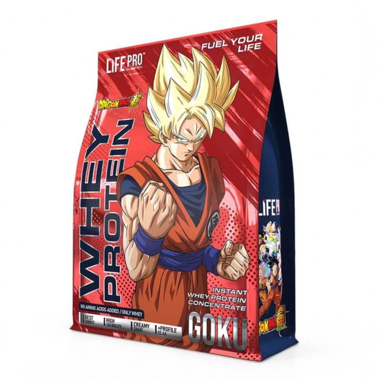 Life pro whey dragon ball goku