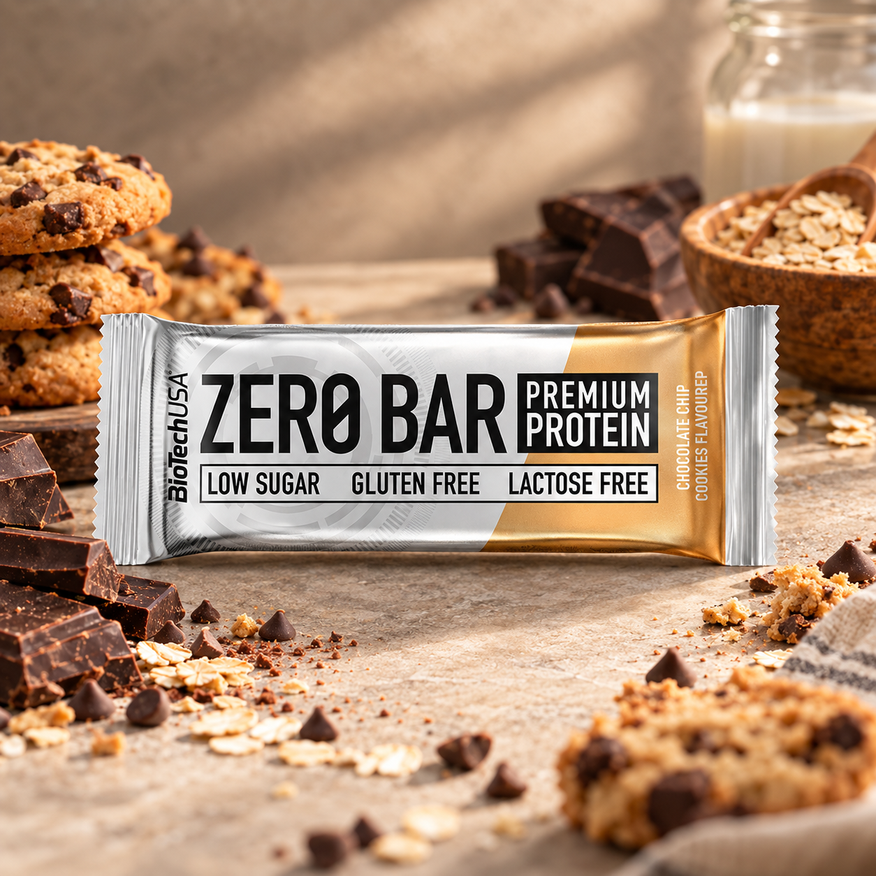 Zero Bar Gusto Chocolate Chip Cookies 50 gr