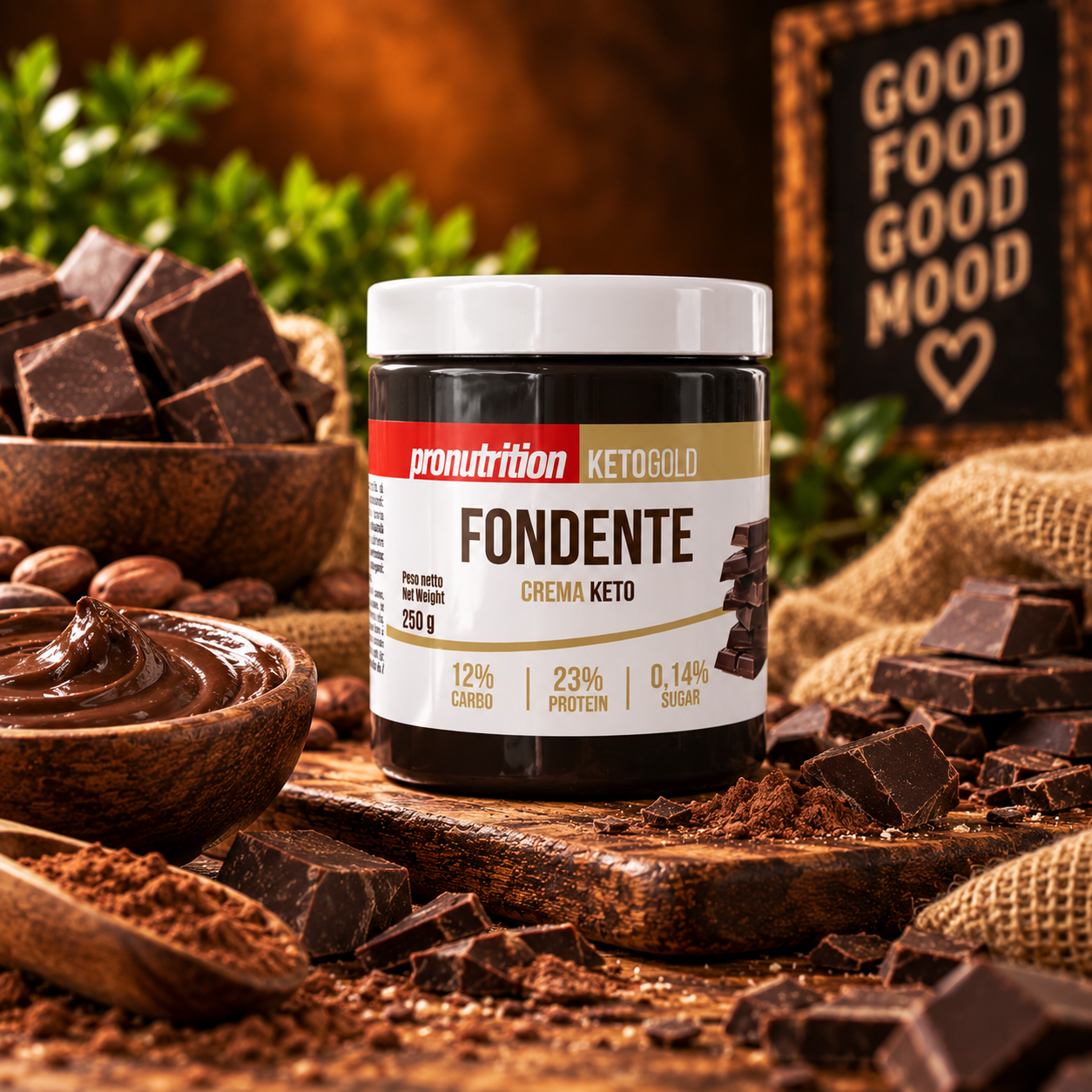 Crema Zero Gusto Fondente Crunchy 350 gr