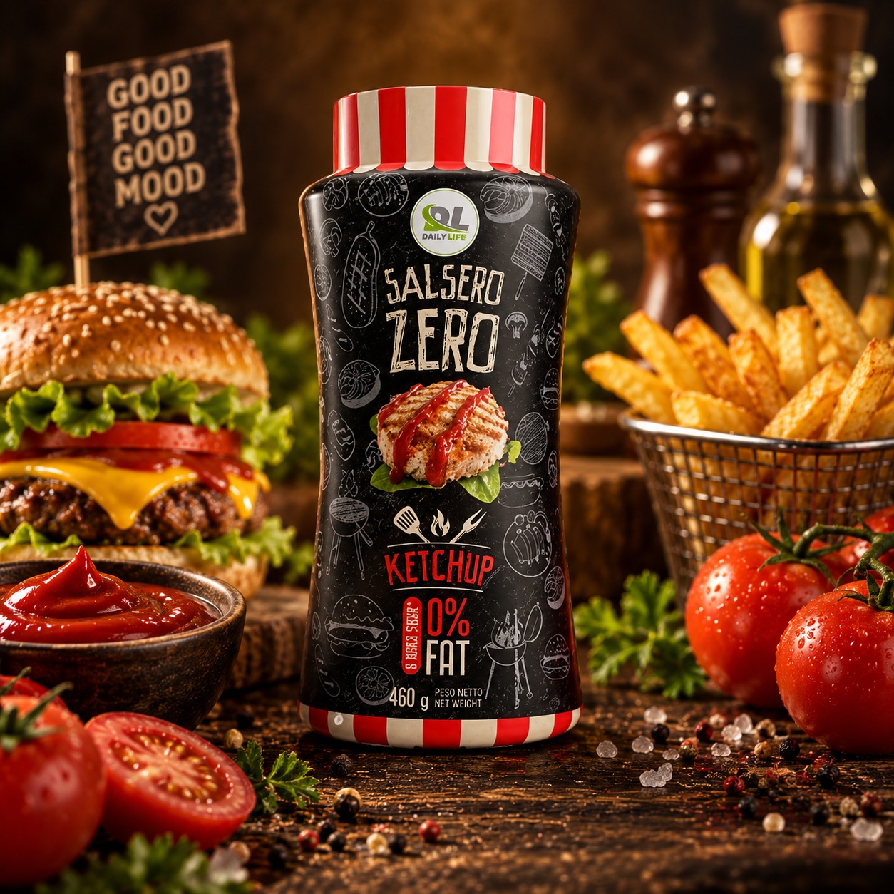 Salsero Zero Gusto Ketchup 460 gr