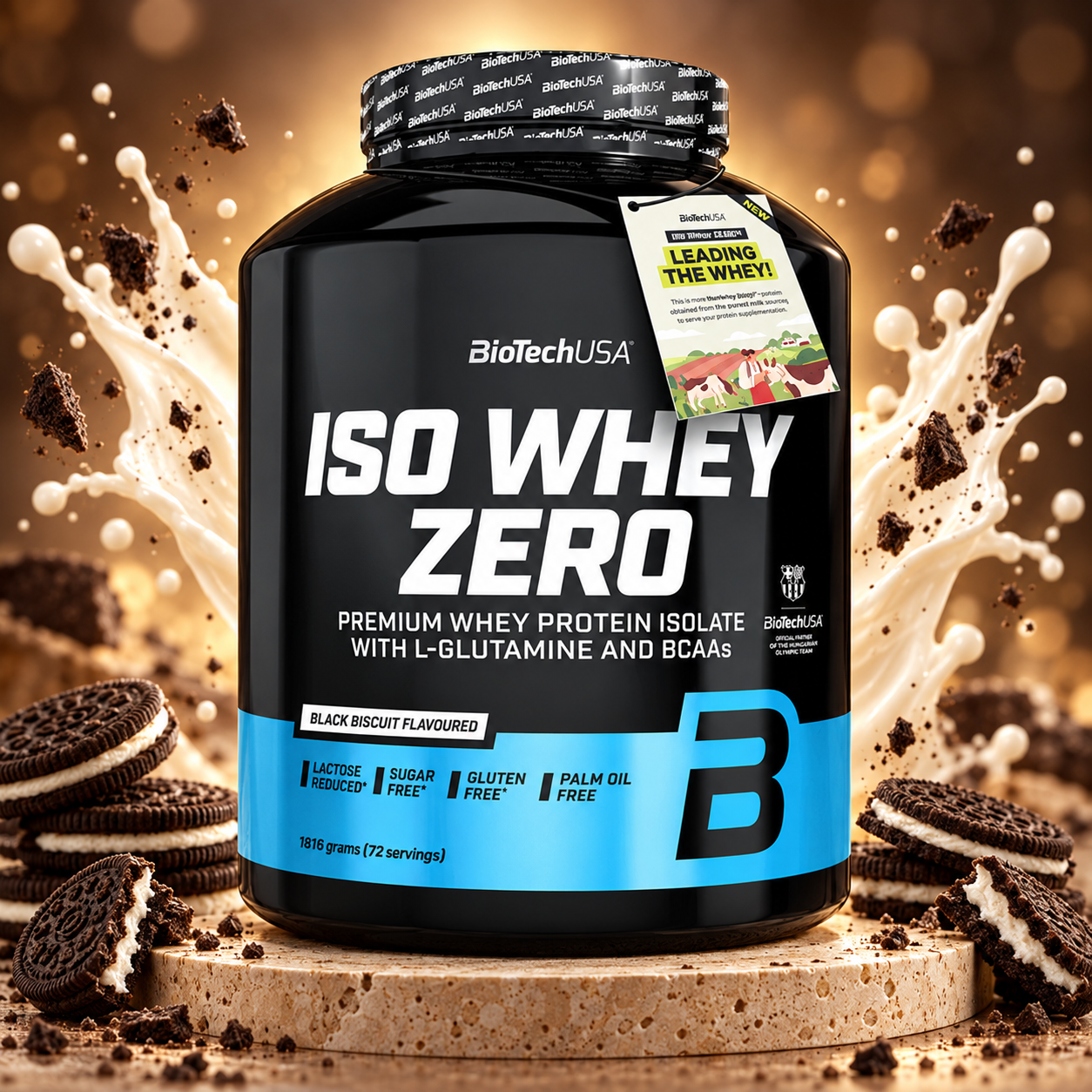 Iso Whey Zero Gusto Black Biscuit 1,8 kg