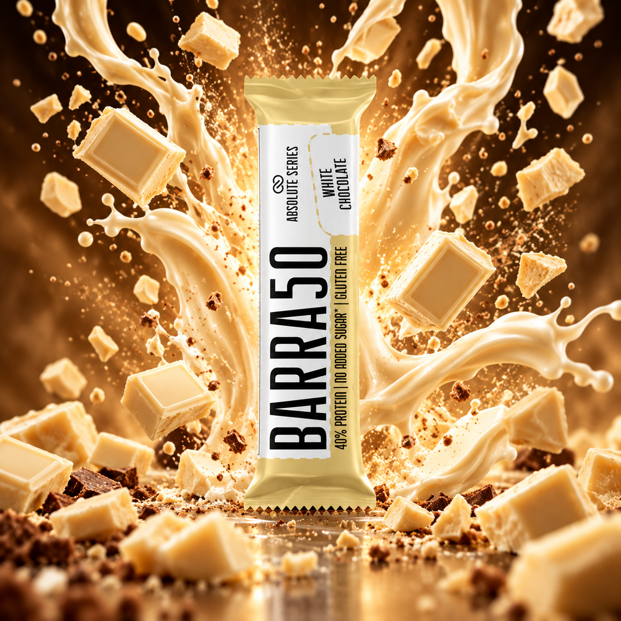 Barra 50 Gusto Cioccolato Bianco 50 gr