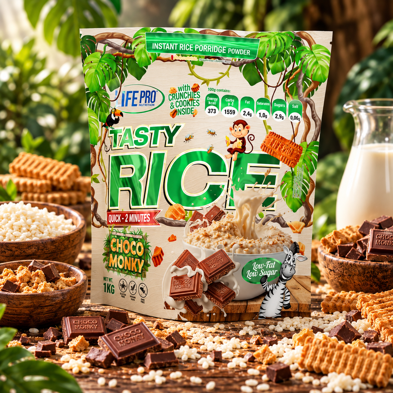 Tasty Rice Gusto Choco Monky 1 Kg