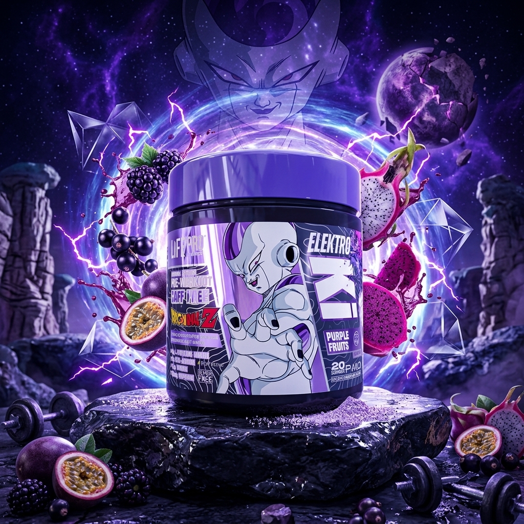 Elektro Ki Dragon Ball Super Caf Free Gusto Purple Fruit 400 gr