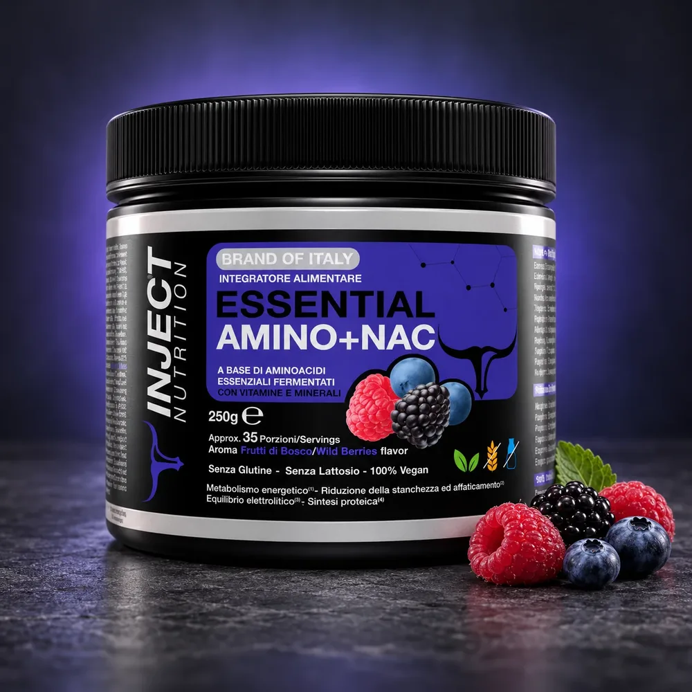 Essential Amino + Nac Gusto Frutti di Bosco 250 gr