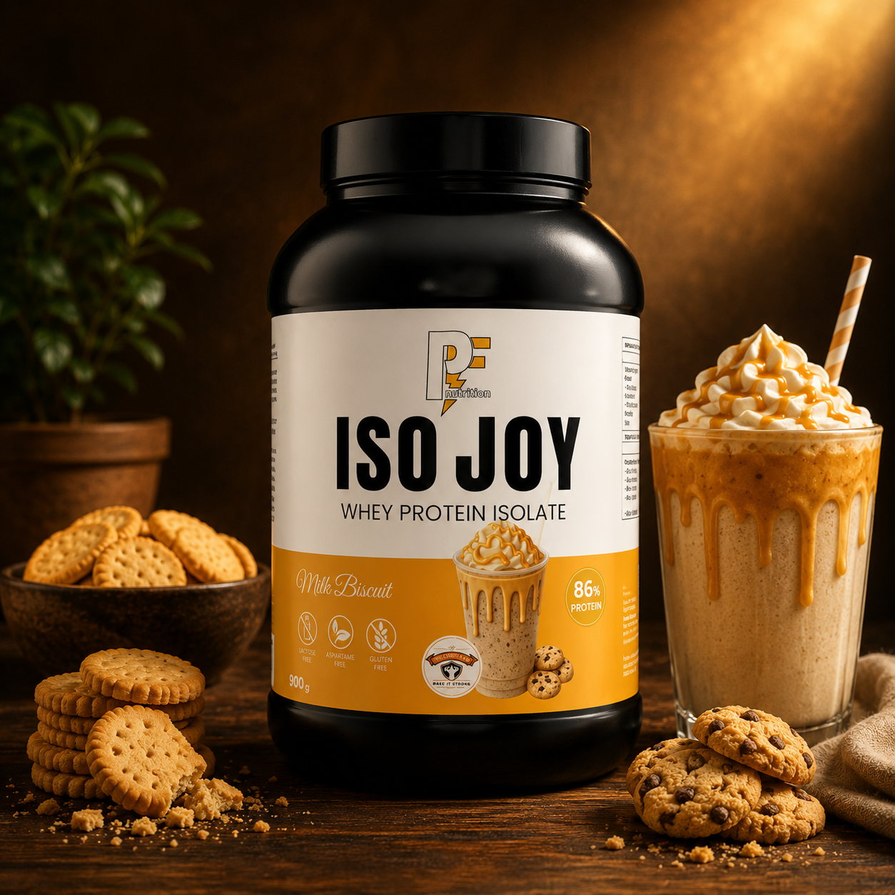Iso Joy Gusto Milk Biscuit 900 gr