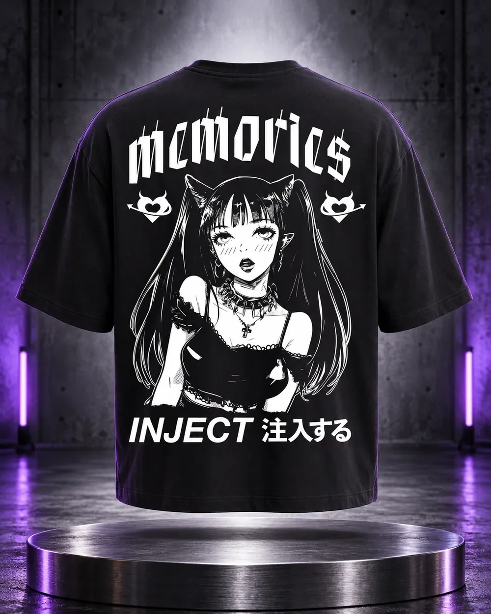 Entità III — "Memories" T-Shirt Oversize Cropped ARCANA™ Universe
