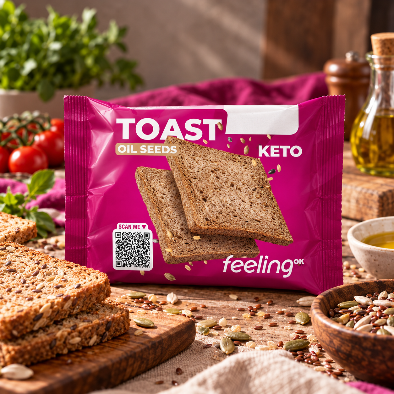 Toast oil seeds 20 gr