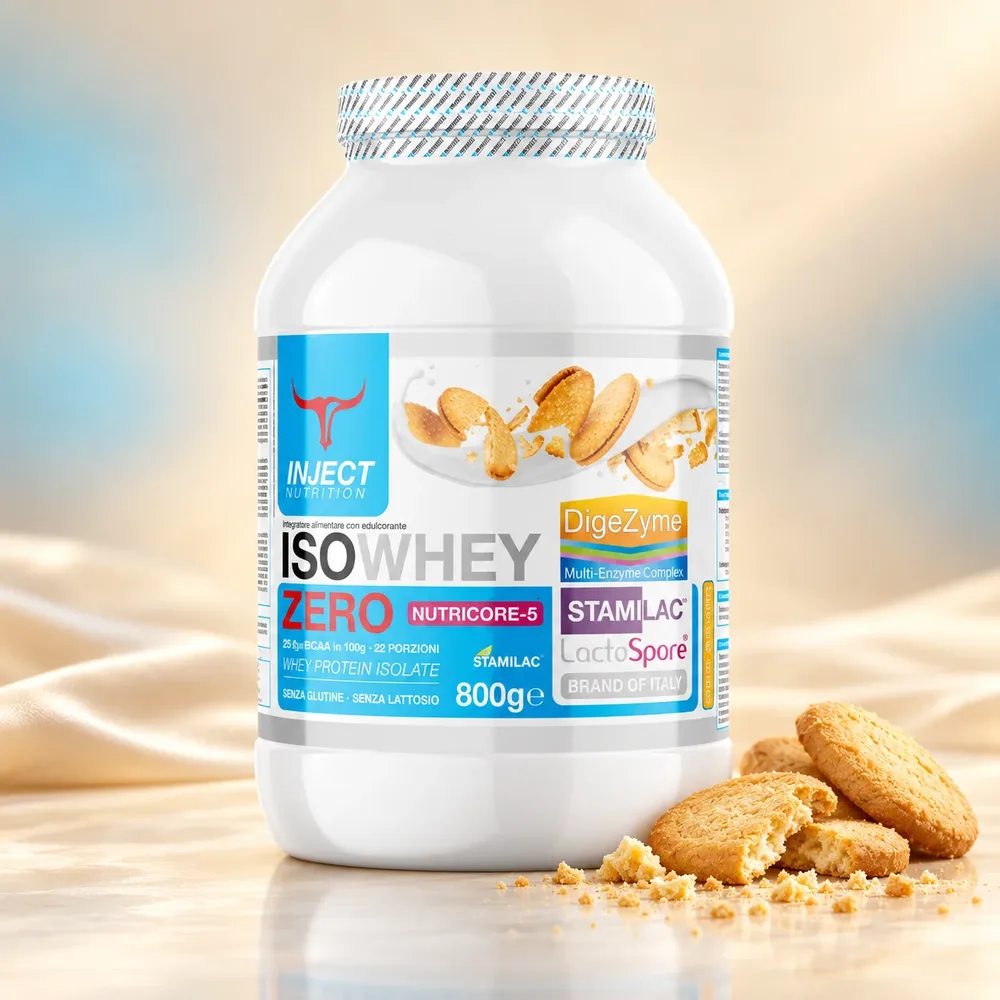 Iso Whey ZERO Stamilac™ Nutricore-5™ Gusto Biscotto 800 gr