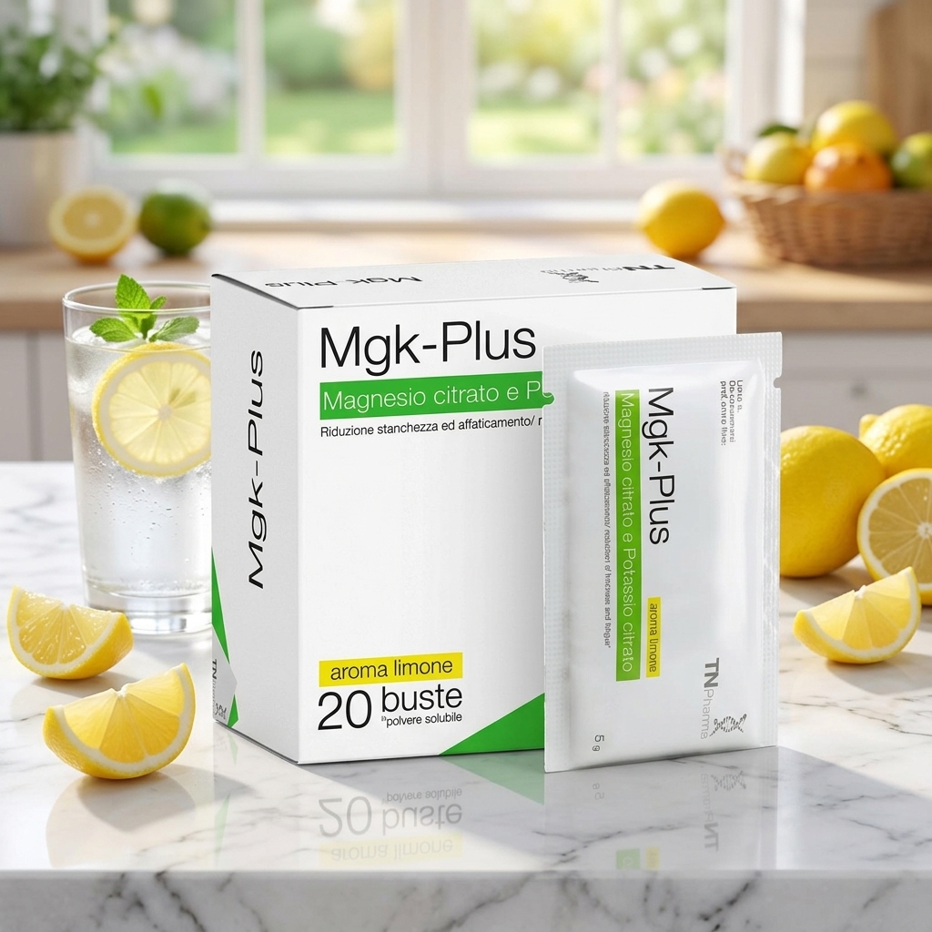 Mgk plus citrato Gusto Limone 20 bustine