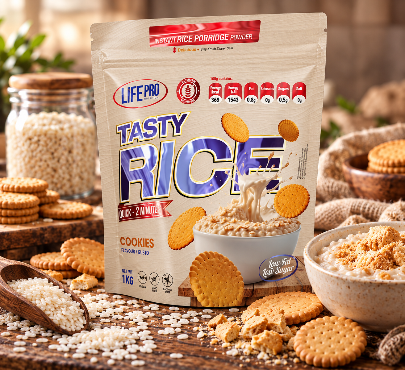 Tasty Rice Gusto Cookies 1 Kg