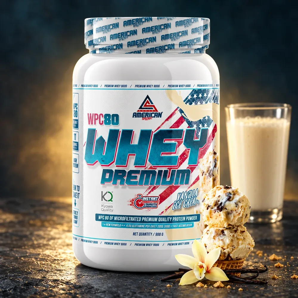 Premium Whey WPC 80 Gusto Vaniglia 900 gr