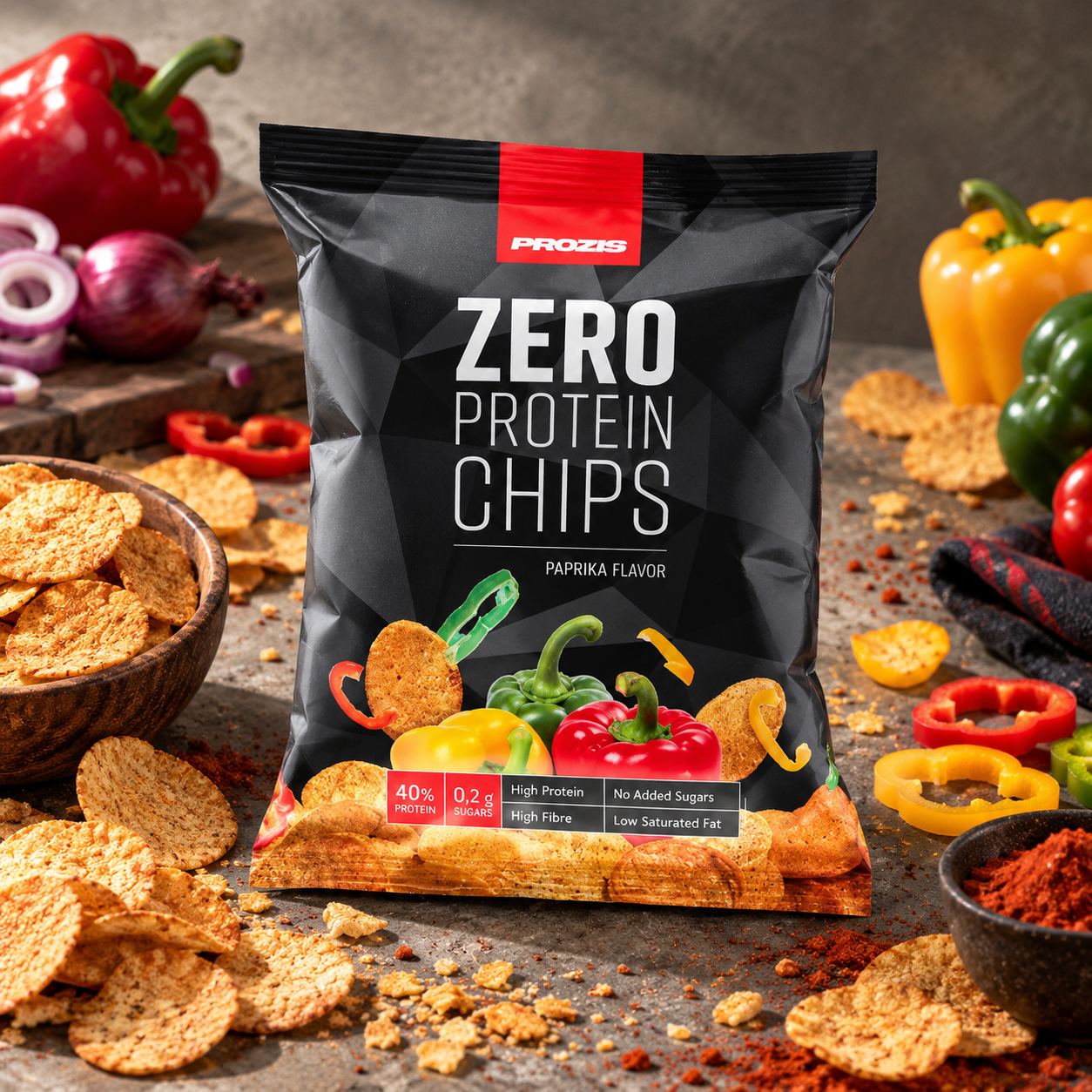 Zero Protein Chips Gusto Paprika  25 gr