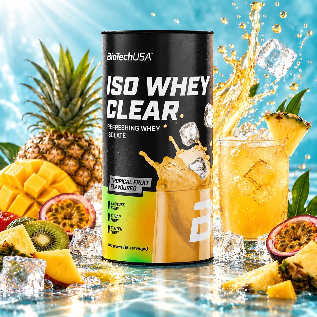 Iso Whey Clear Gusto Tropical 400 gr
