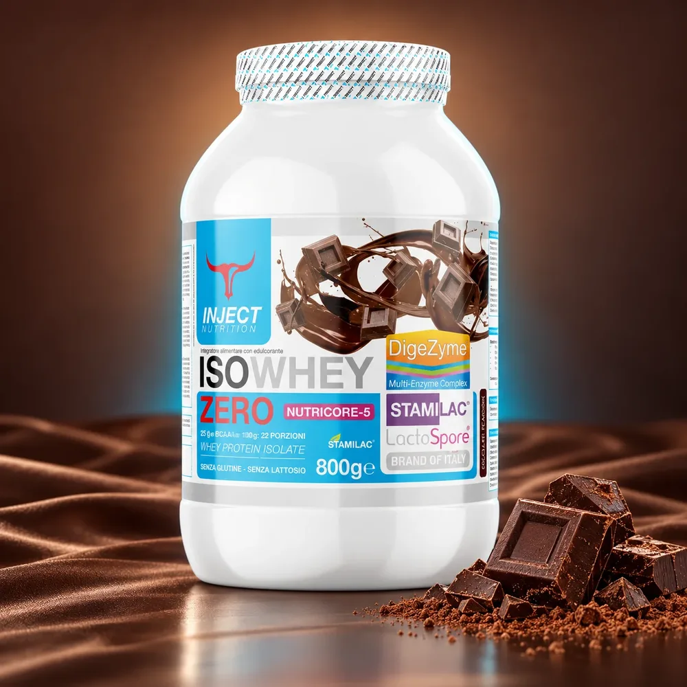 Iso Whey ZERO Stamilac™ Nutricore-5™ Gusto Cacao 800gr