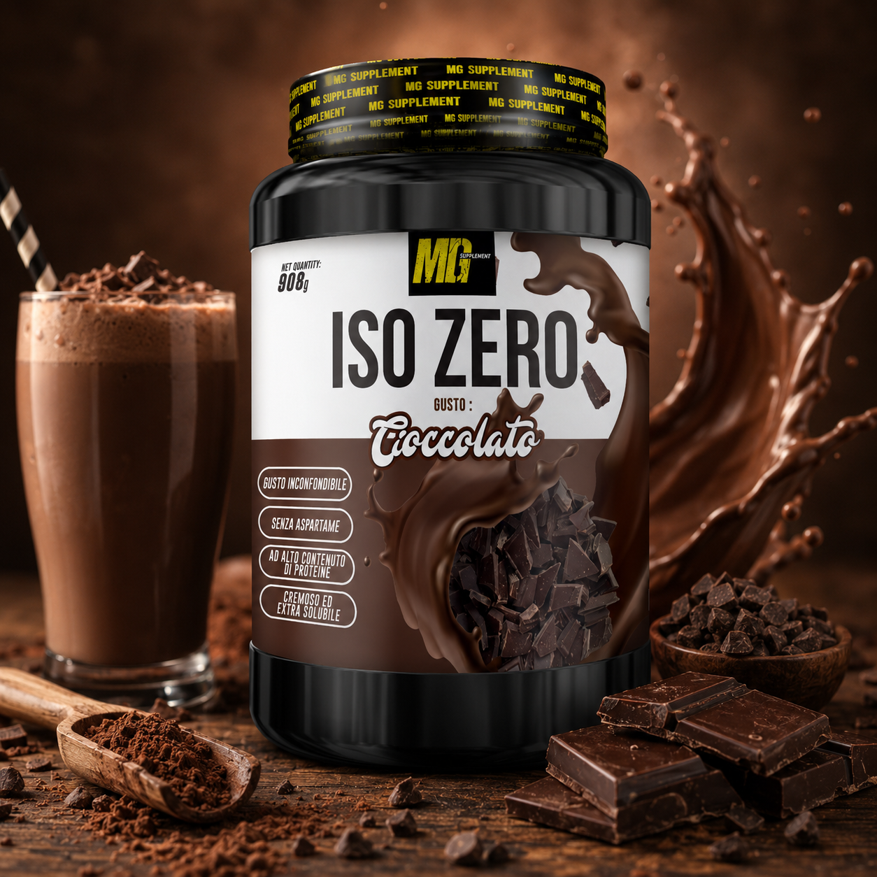 Iso Zero  Gusto Cioccolato 908 gr