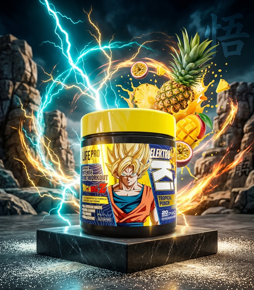 Elektro Ki Dragon Ball Super Gusto Tropical Punch 400 gr