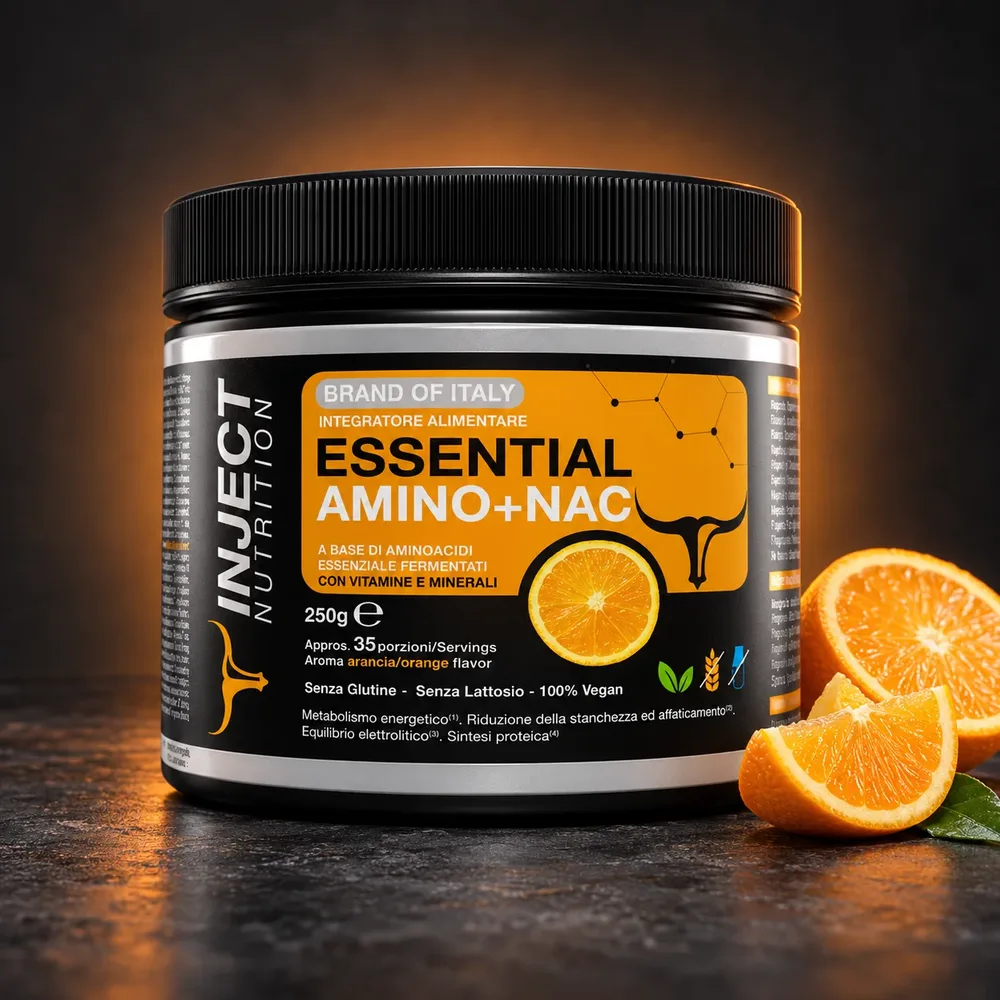 Essential Amino + Nac Gusto Arancia 250 gr