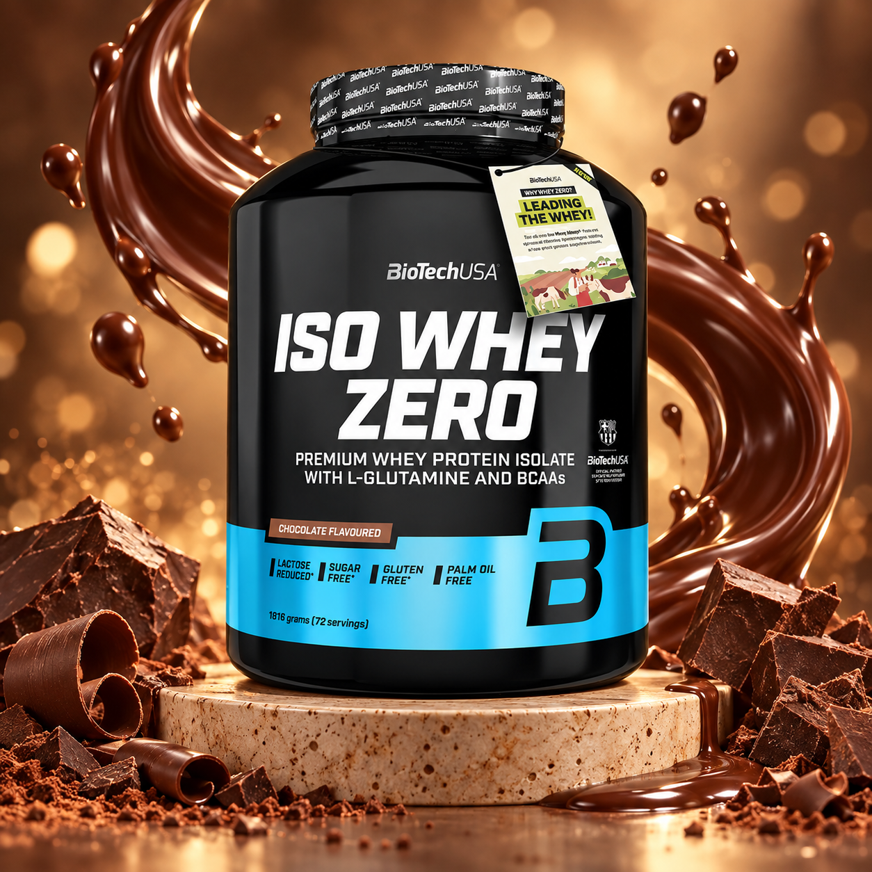 Iso Whey Zero Gusto Cioccolato 1,8 kg