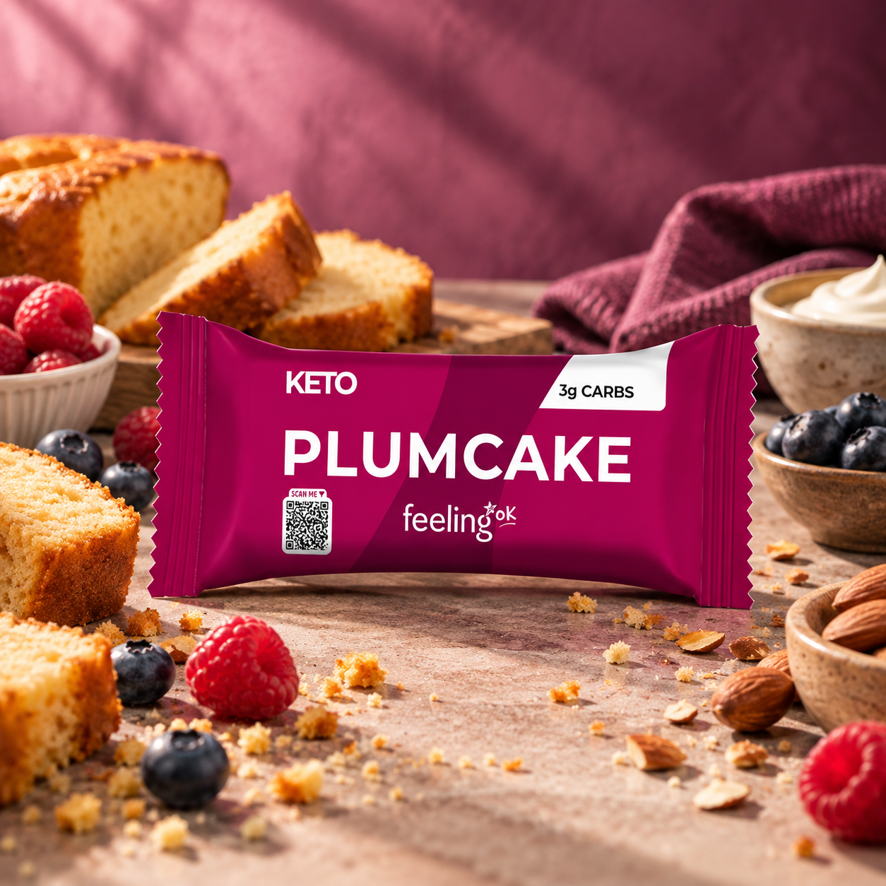 Plumcake +Protein Gusto Cioccolato 45 gr