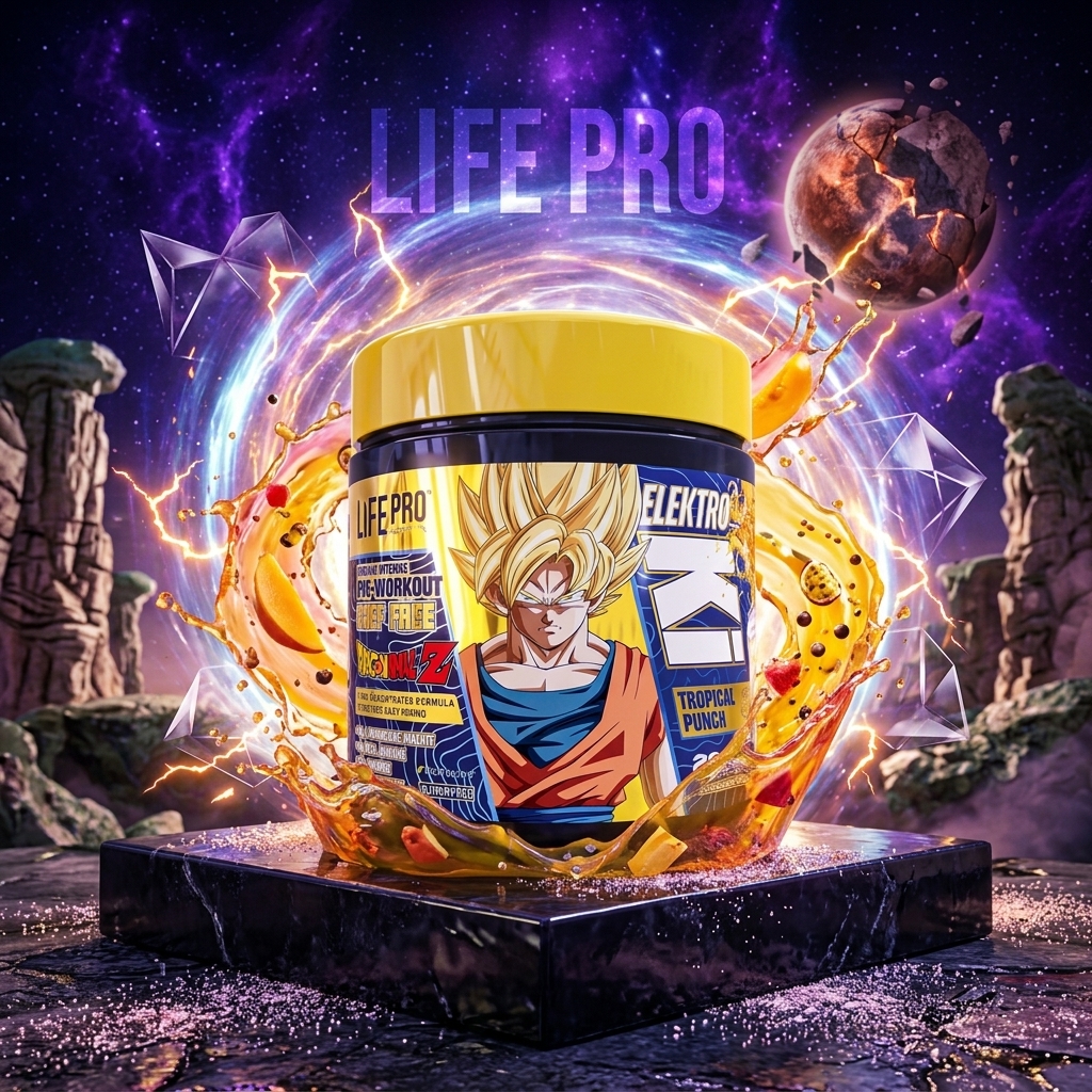 Elektro Ki Dragon Ball Super Caf Free Gusto Tropical Punch 400 gr