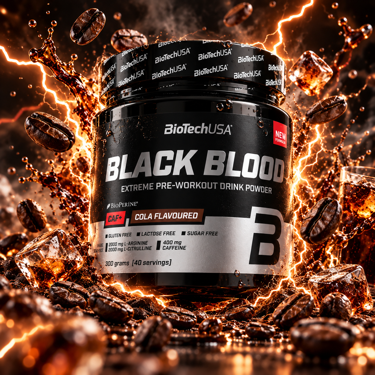 Black Blood CAF + Gusto Cola 340 gr