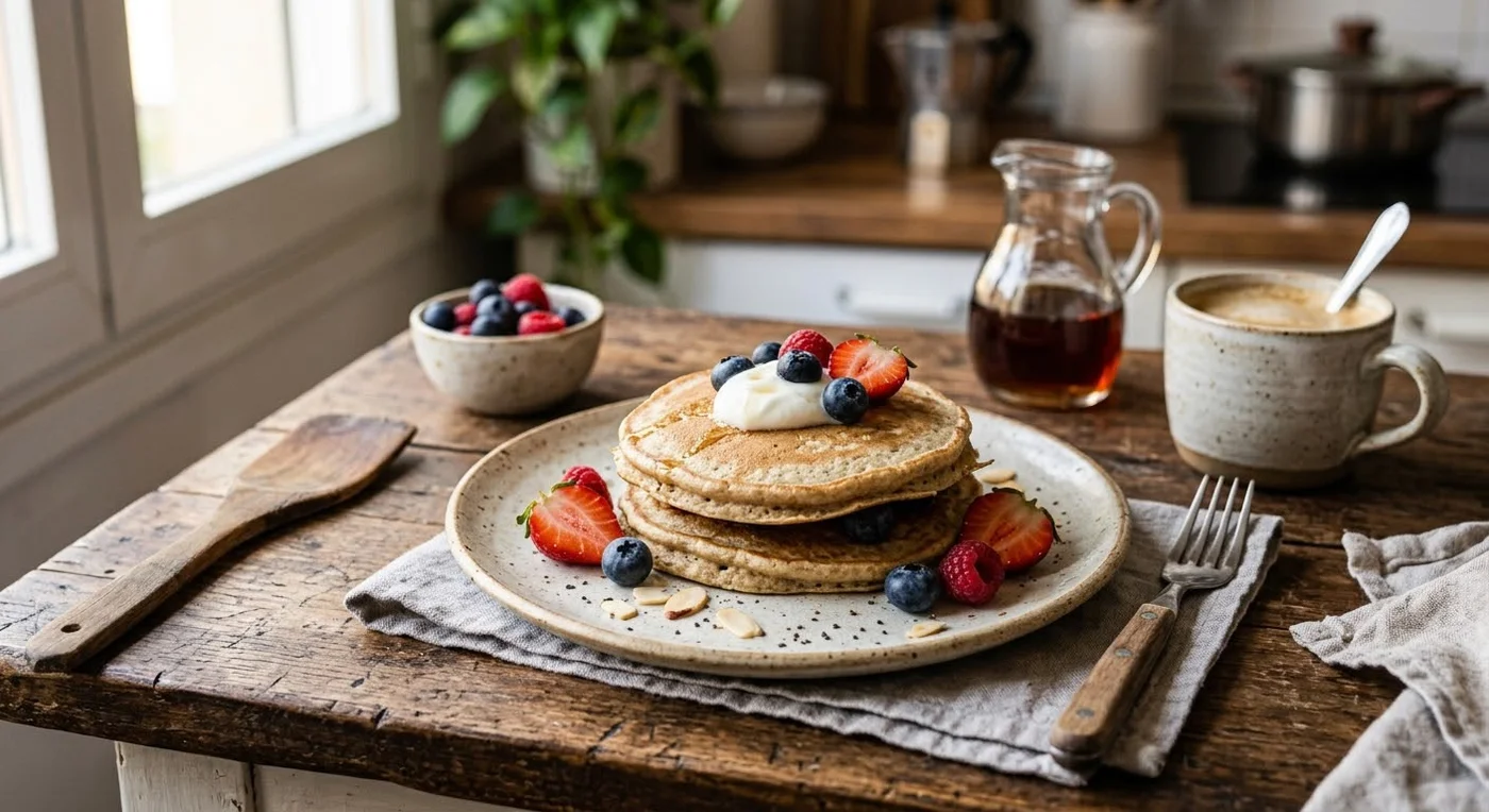 Ricetta fit con farina di avena: pancake facili