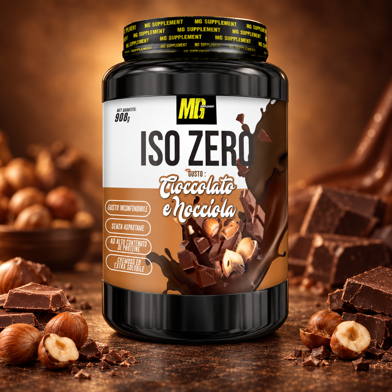 Iso Zero Gusto Cioccolato e Nocciola 908 gr