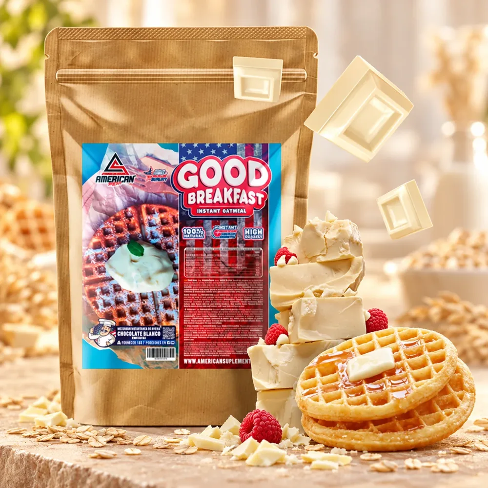 Good Breakfast Oatmeal Gusto Cioccolato Bianco e Waffle 1 Kg