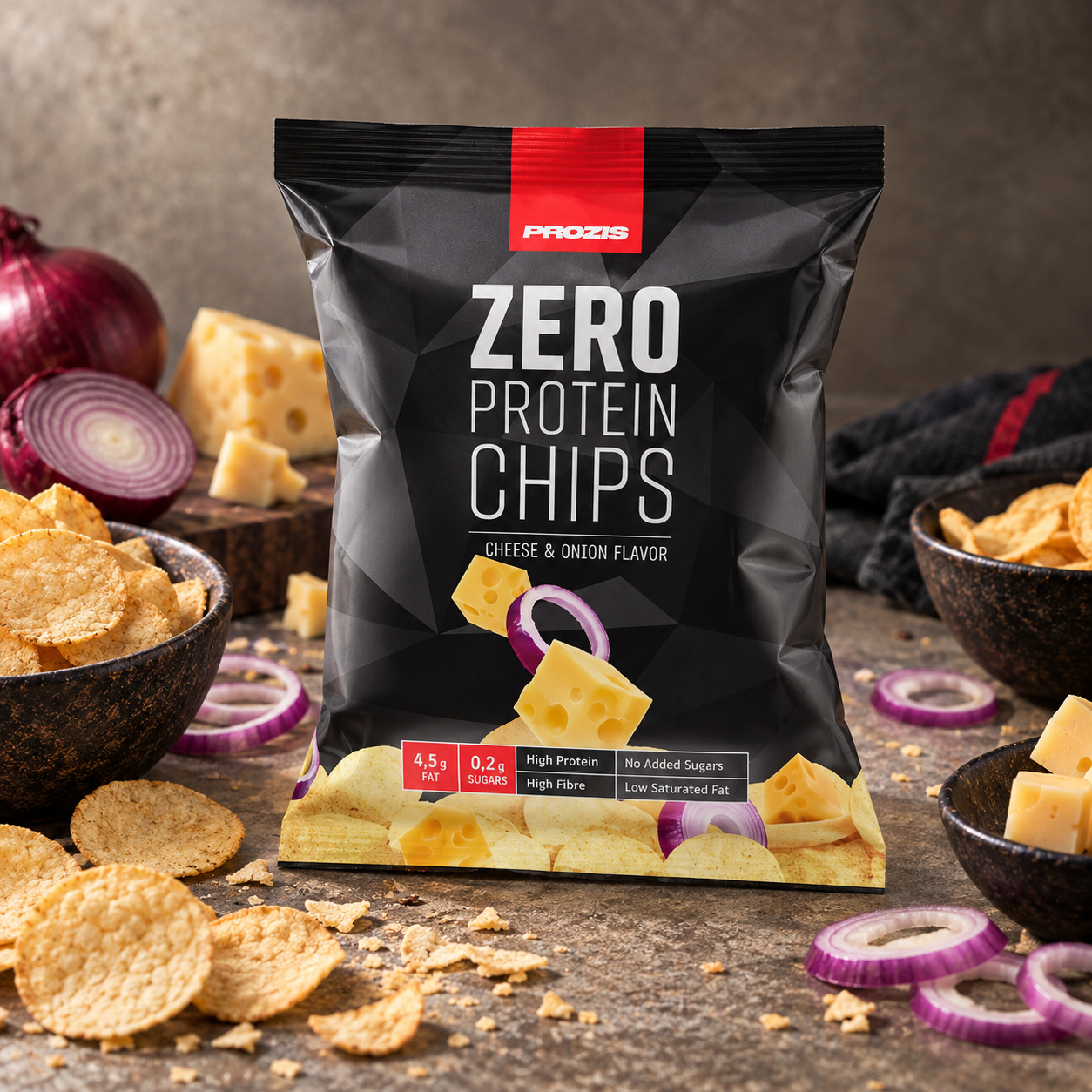 Zero Protein Chips Gusto Formaggio e Cipolla  25 gr