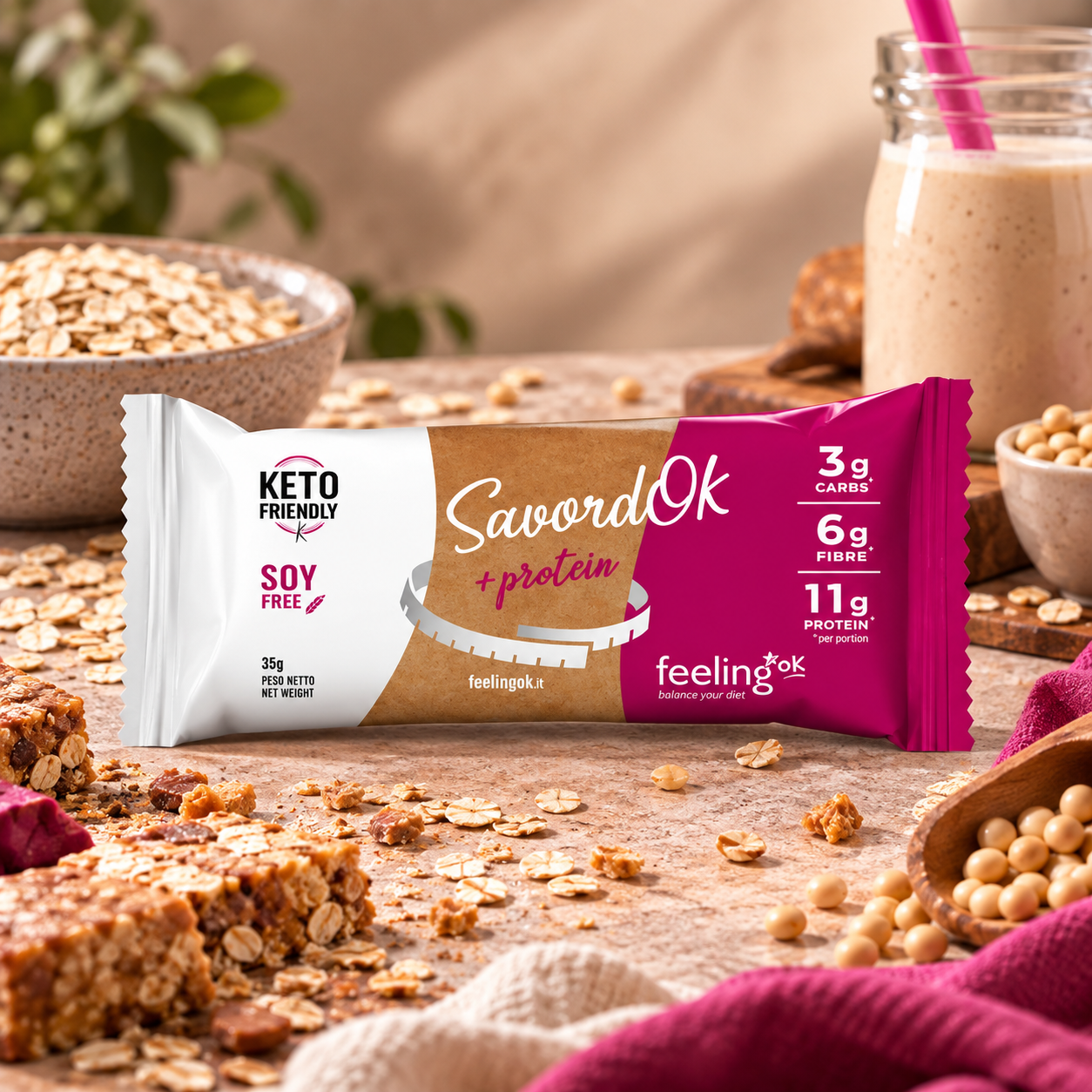 SavordOk +protein Gusto Limone 35 gr