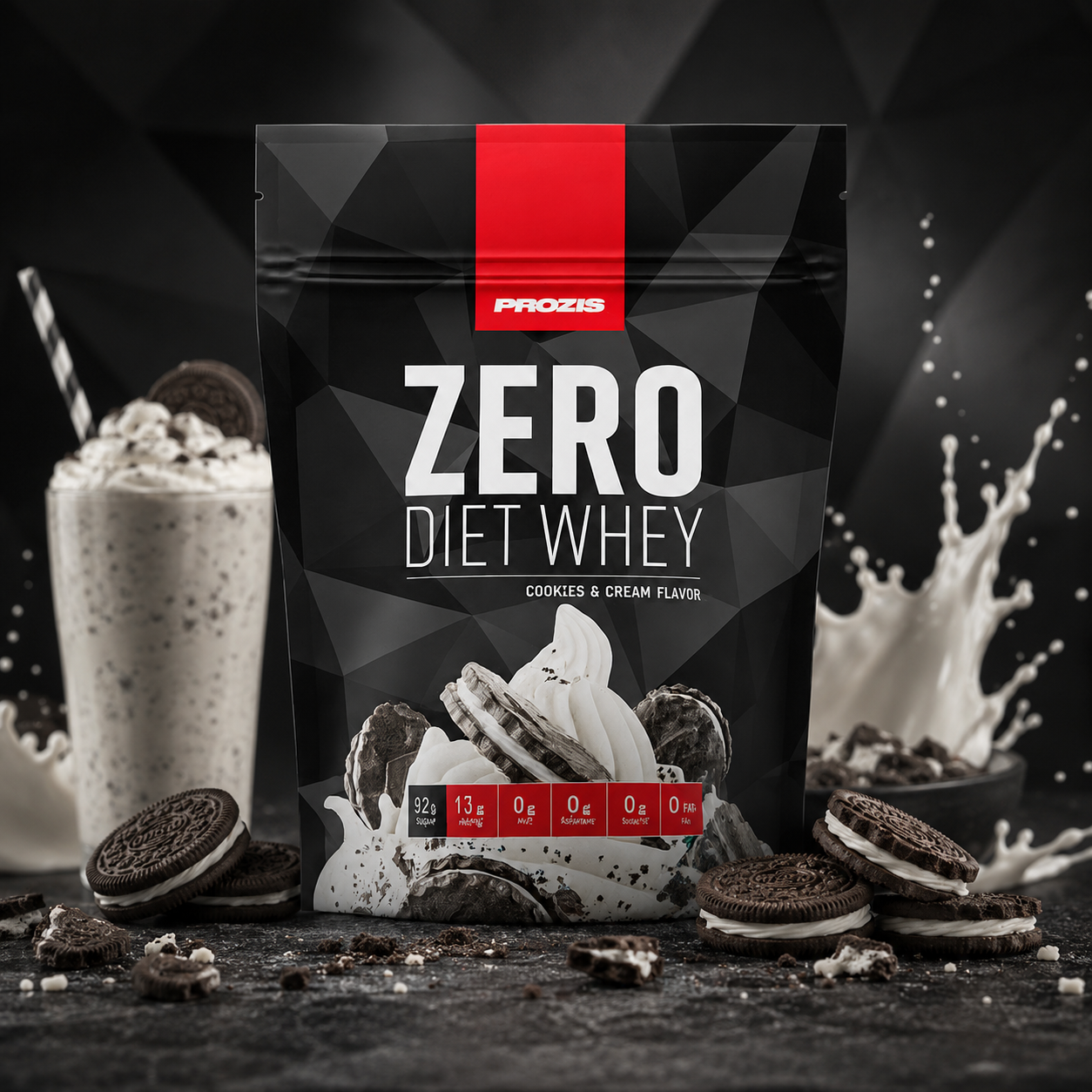 Zero Diet Gusto Cookie & Cream 750 gr