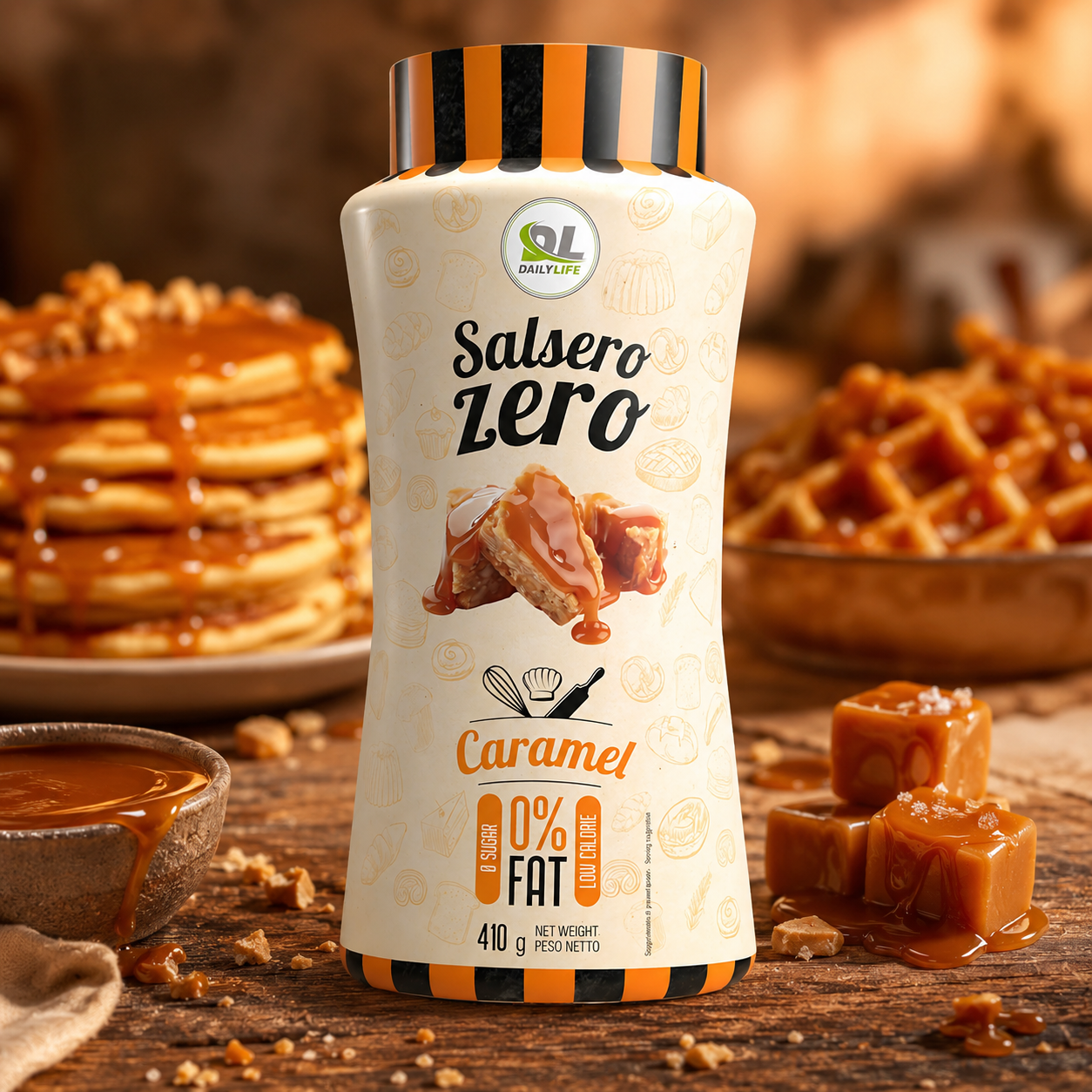 Salsero Zero Gusto Caramello 410 ml