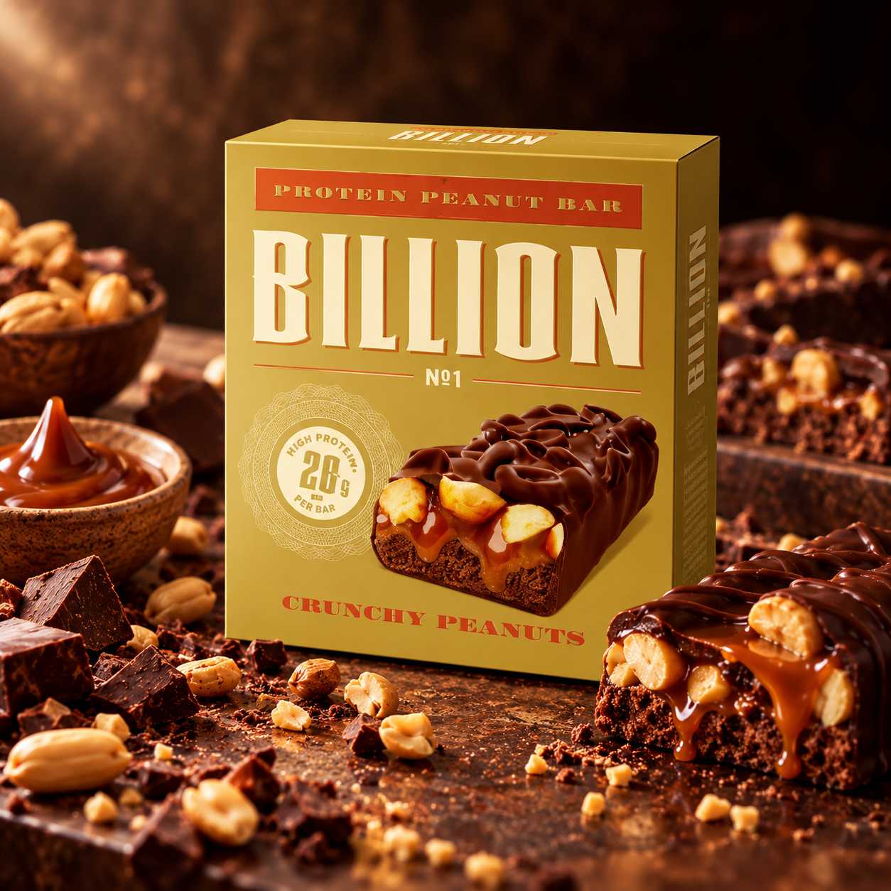 Billion Bar Gusto Cioccolato e Arachidi 65 gr