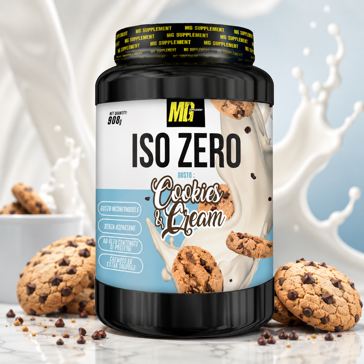 Iso Zero Gusto Cookie & Cream 908 gr