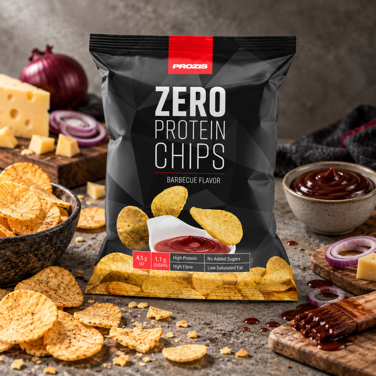 Zero Protein Chips Gusto Barbecue  25 gr